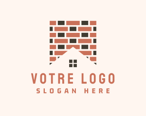 Floor - House Brick Tiles logo design