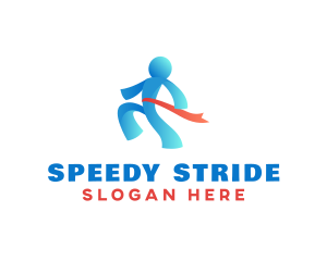 Sprinter - Runner Sports Athlete logo design