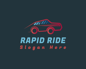 Red Automobile Racing logo design