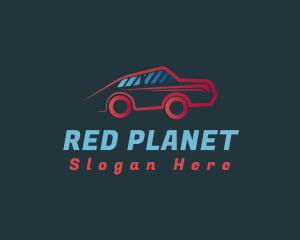 Red Automobile Racing logo design