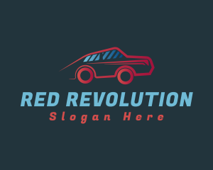 Red Automobile Racing logo design