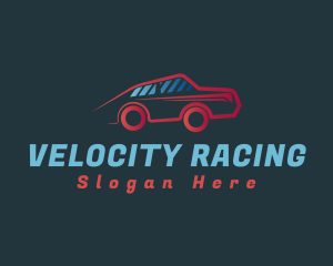 Red Automobile Racing logo design