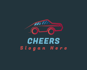 Race - Red Automobile Racing logo design