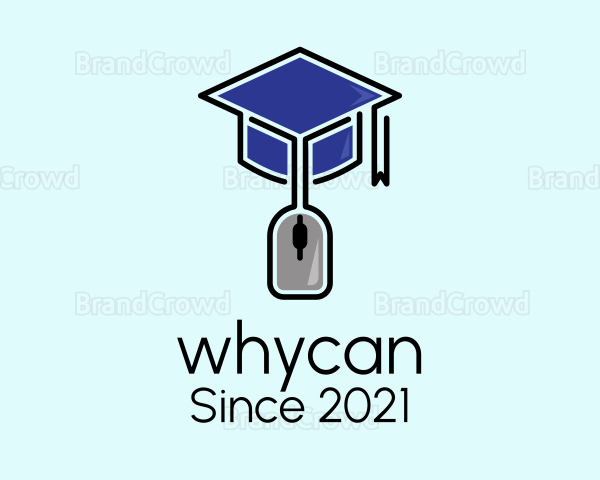 Online School Graduate Logo