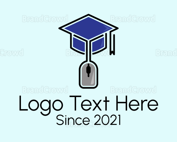 Online School Graduate Logo