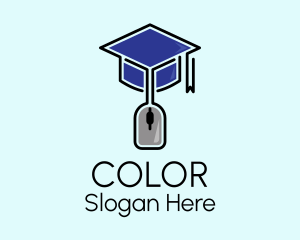 Online School Graduate Logo