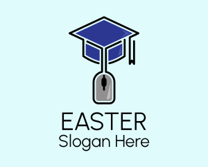 Online School Graduate Logo