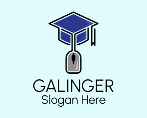 Online School Graduate Logo