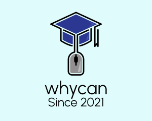 Academe - Online School Graduate logo design