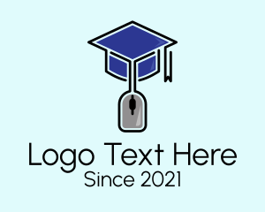 Online - Online School Graduate logo design