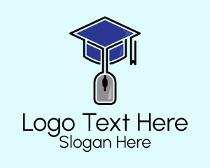 Online School Graduate Logo