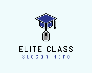 Online School Graduate logo design