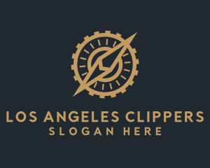 Camper - Mechanical Golden Compass logo design