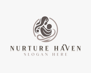 Postpartum - Maternity Baby Parenting logo design