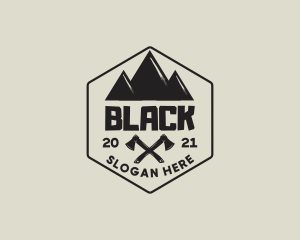 Mountain Camping Axe Logo