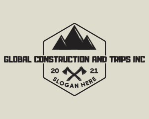 Mountain Camping Axe Logo