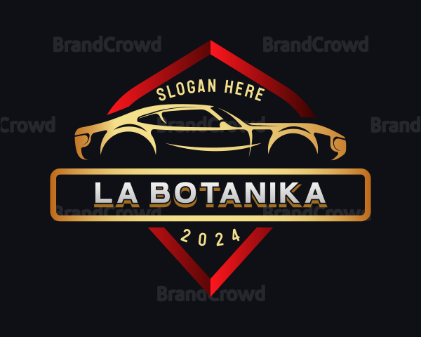 Car Racing Garage Logo