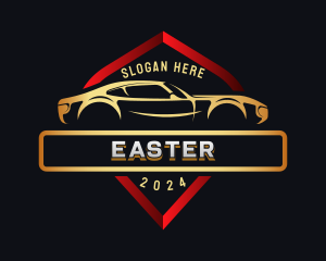 Vehicle - Car Racing Garage logo design