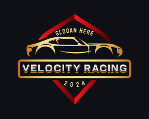 Car Racing Garage logo design