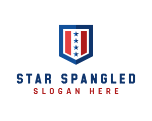 American Shield Star logo design