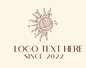 Handmade - Sun Yarn Clothing logo design
