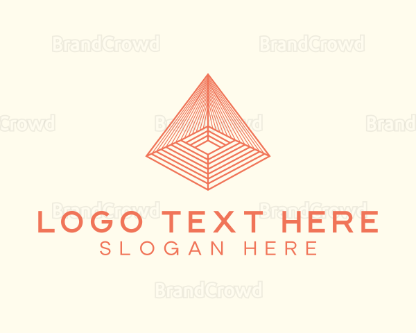 Creative Pyramid Triangle Logo