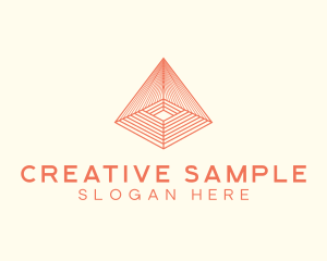 Creative Pyramid Triangle logo design