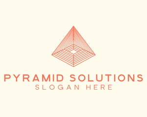Pyramid - Creative Pyramid Architecture logo design