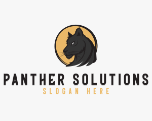 Panther Jaguar Animal logo design