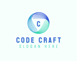 Software Programming Technology logo design