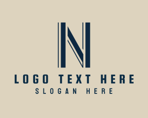 Letter N - Startup Financial Business Letter N logo design