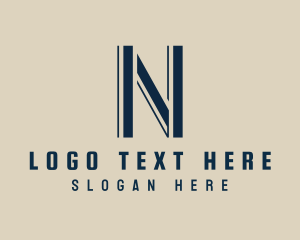 Startup Financial Business Letter N Logo