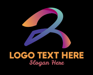 Dtg - Colorful Letter R logo design
