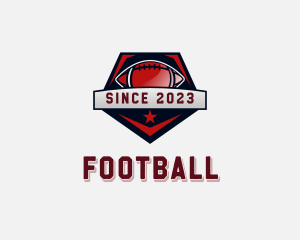 American Football Sports Championship logo design