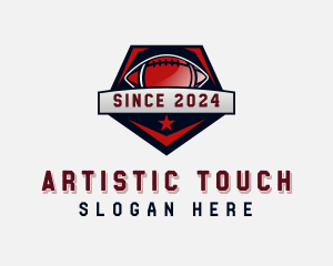 American Football Sports Championship logo design