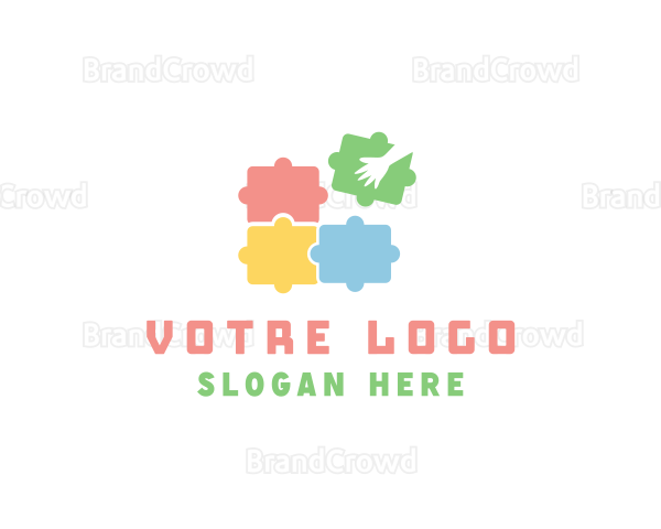 Puzzle Game Learning Logo