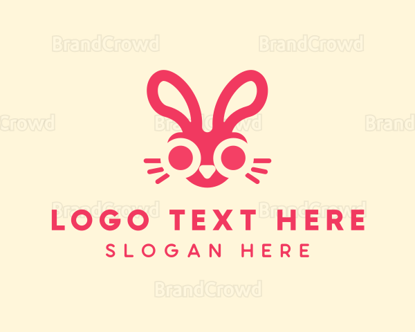 Bunny Rabbit Face Logo