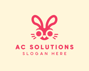 Bunny Rabbit Face logo design