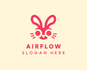 Bunny Rabbit Face logo design