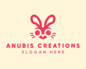 Bunny Rabbit Face logo design