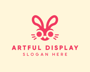 Bunny Rabbit Face logo design