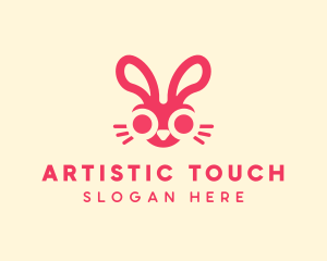 Bunny Rabbit Face logo design