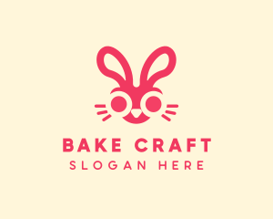 Bunny Rabbit Face logo design