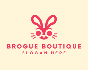 Bunny Rabbit Face logo design