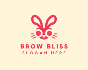 Bunny Rabbit Face logo design