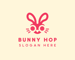 Bunny Rabbit Face logo design