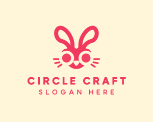 Bunny Rabbit Face logo design