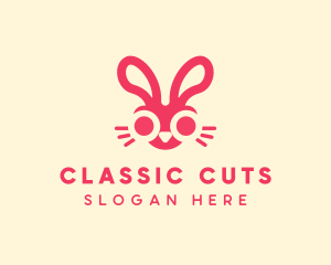 Bunny Rabbit Face logo design