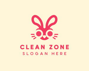 Bunny Rabbit Face logo design