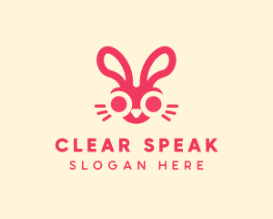 Bunny Rabbit Face logo design